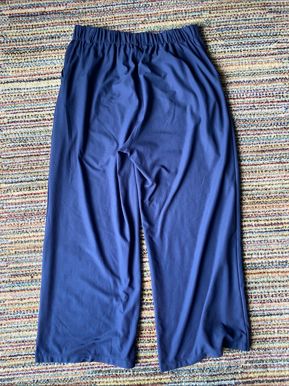 HALARA Navy Elastic Waist Wide Leg Bottoms XL - Picture 8 of 8